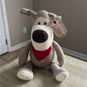 NWT … AMERICAN GREETINGS “Boofle” Knitted Dog Stuffed Animal / Plush